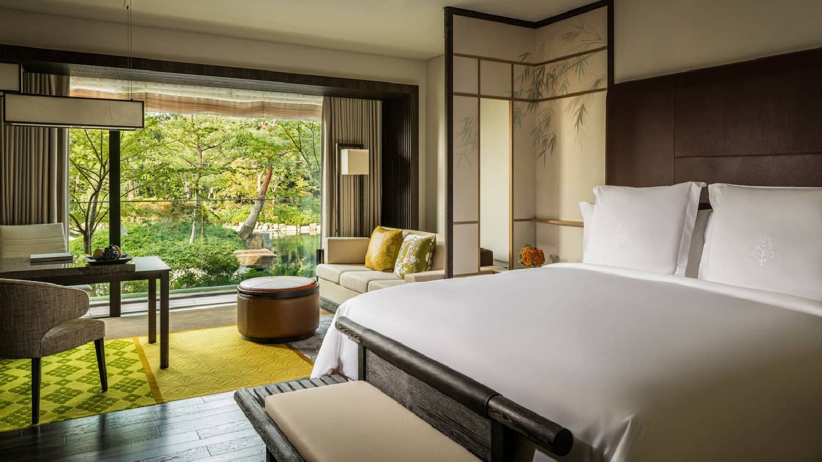 Suite with garden views at the Four Seasons Kyoto in Japan