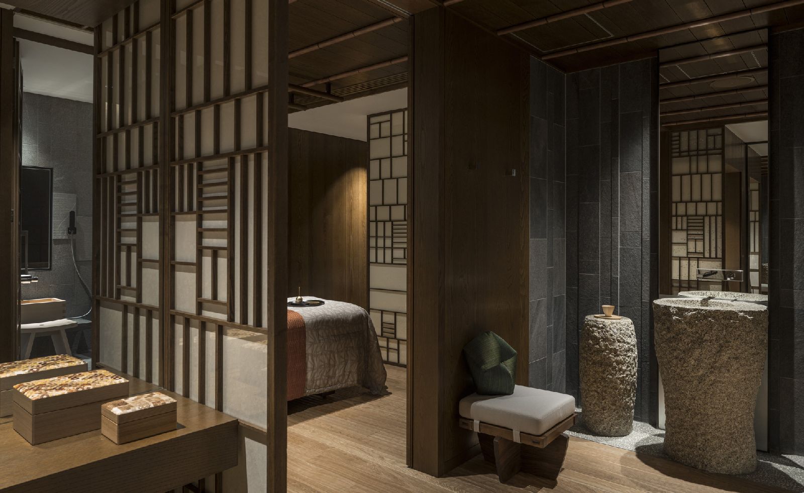 The spa at the Four Seasons Kyoto in Japan
