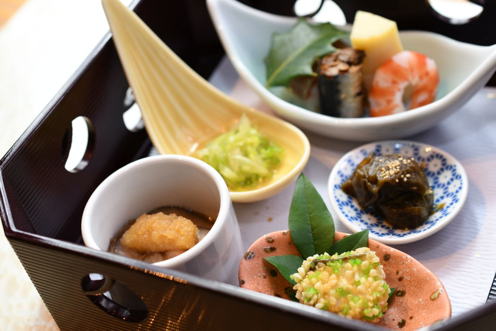 Colourful Japanese food at Hakone Byakudan