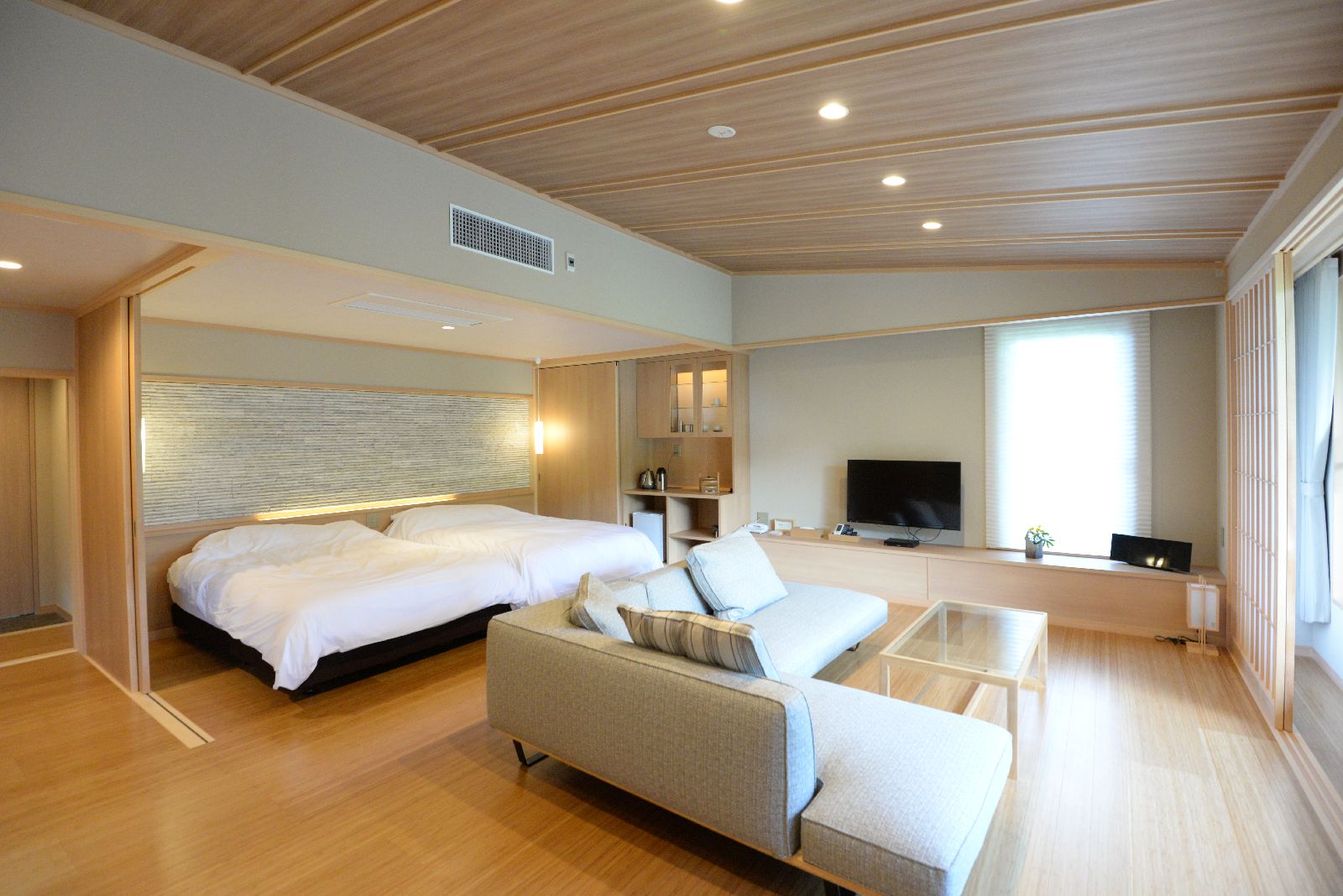 A guest room at Hakone Byakudan Japan