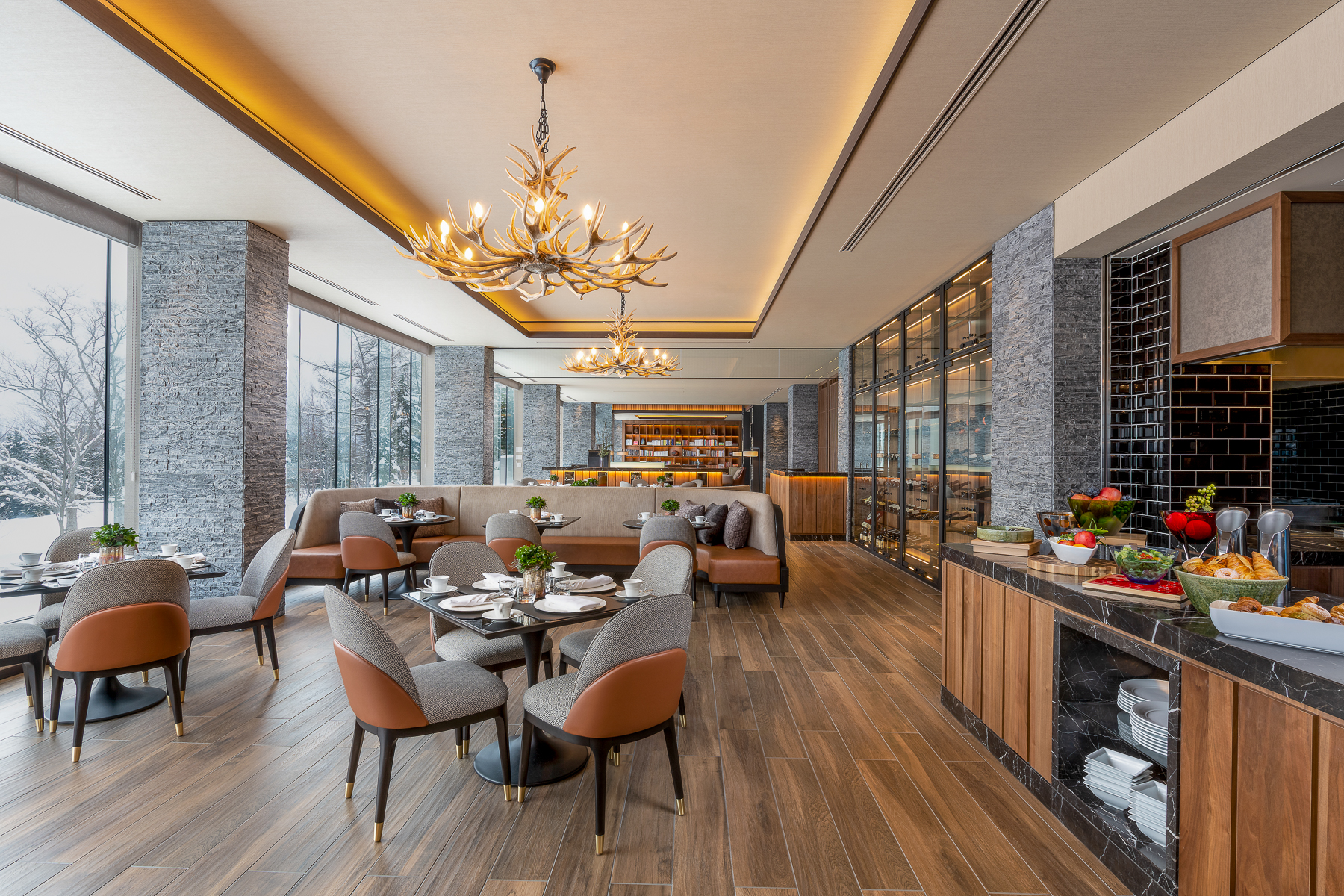 Restaurant at Higashiyama Niseko Village, A Ritz Carlton Reserve in Japan