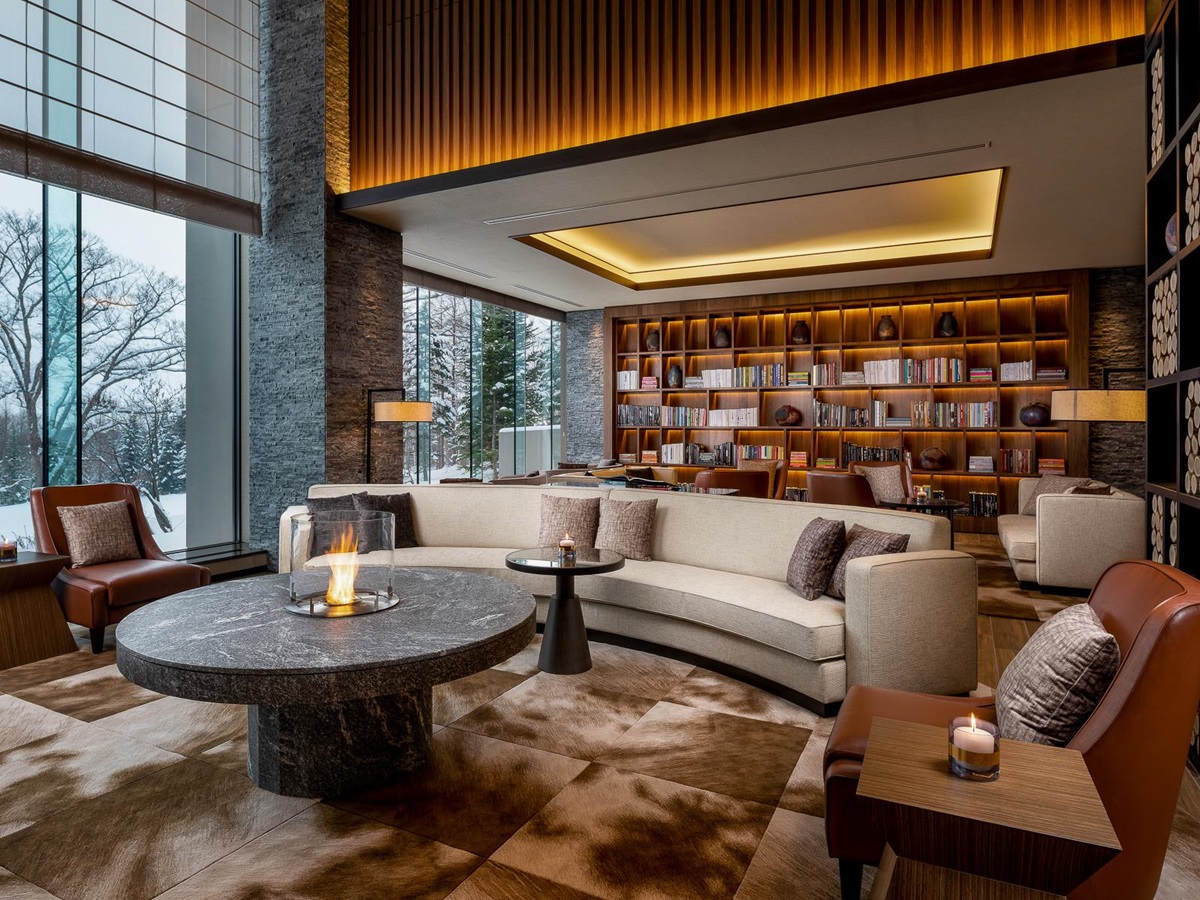 Ume Lounge at Higashiyama Niseko Village, A Ritz Carlton Reserve in Japan