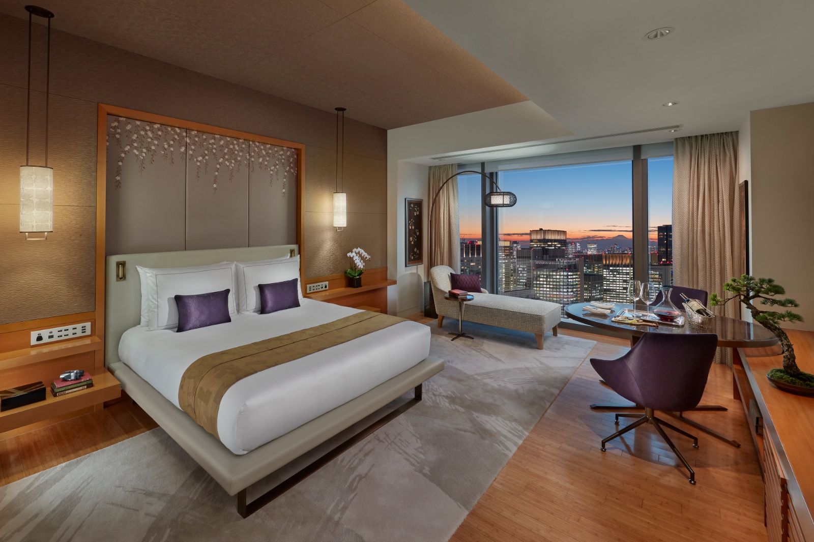 King suite at Mandarin Oriental Tokyo in the Nihonbashi District