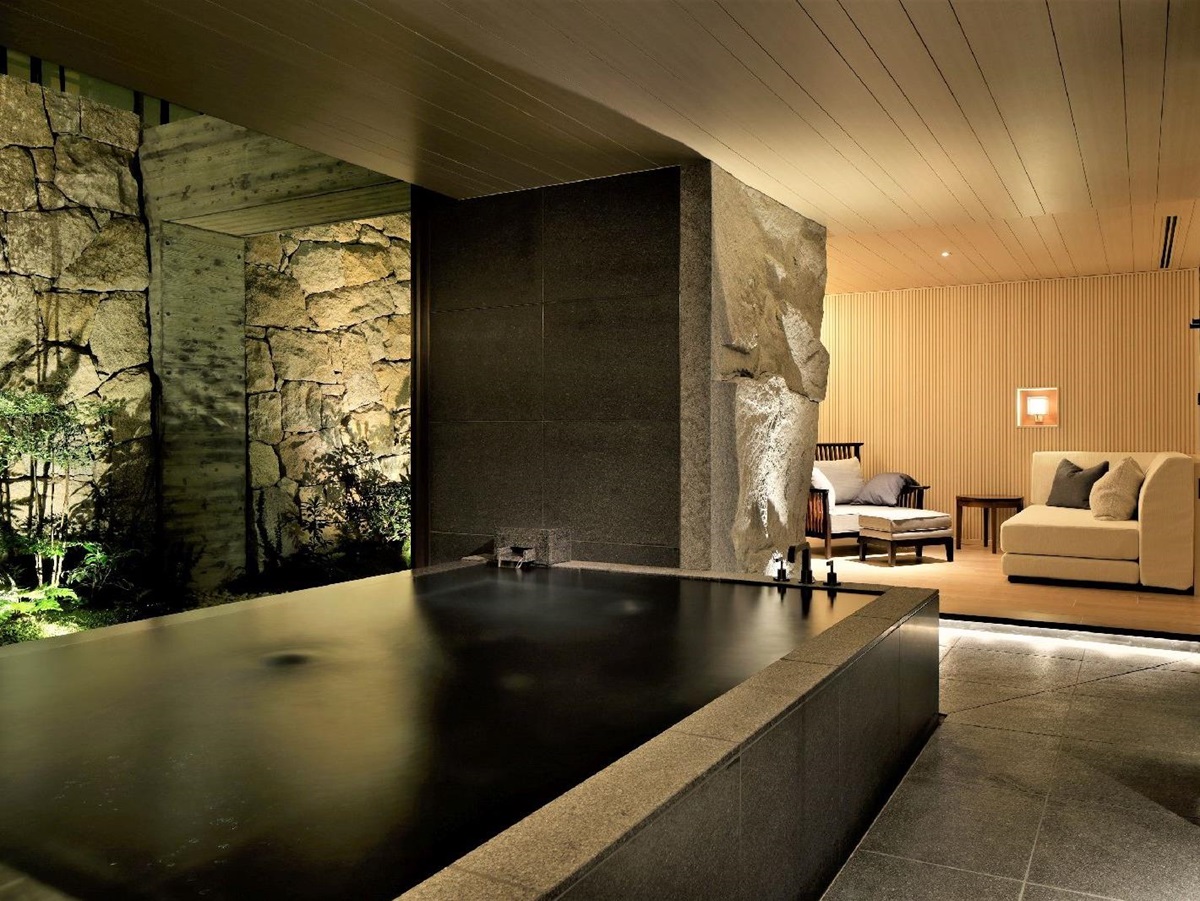 Onsen at Hotel The Mitsui Kyoto Japan