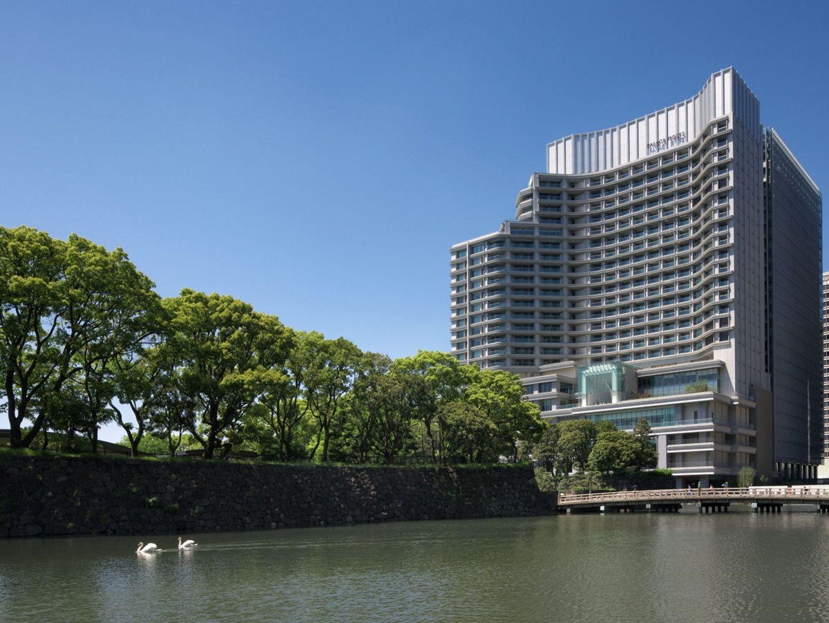 Exterior view of the Palace Hotel Tokyo