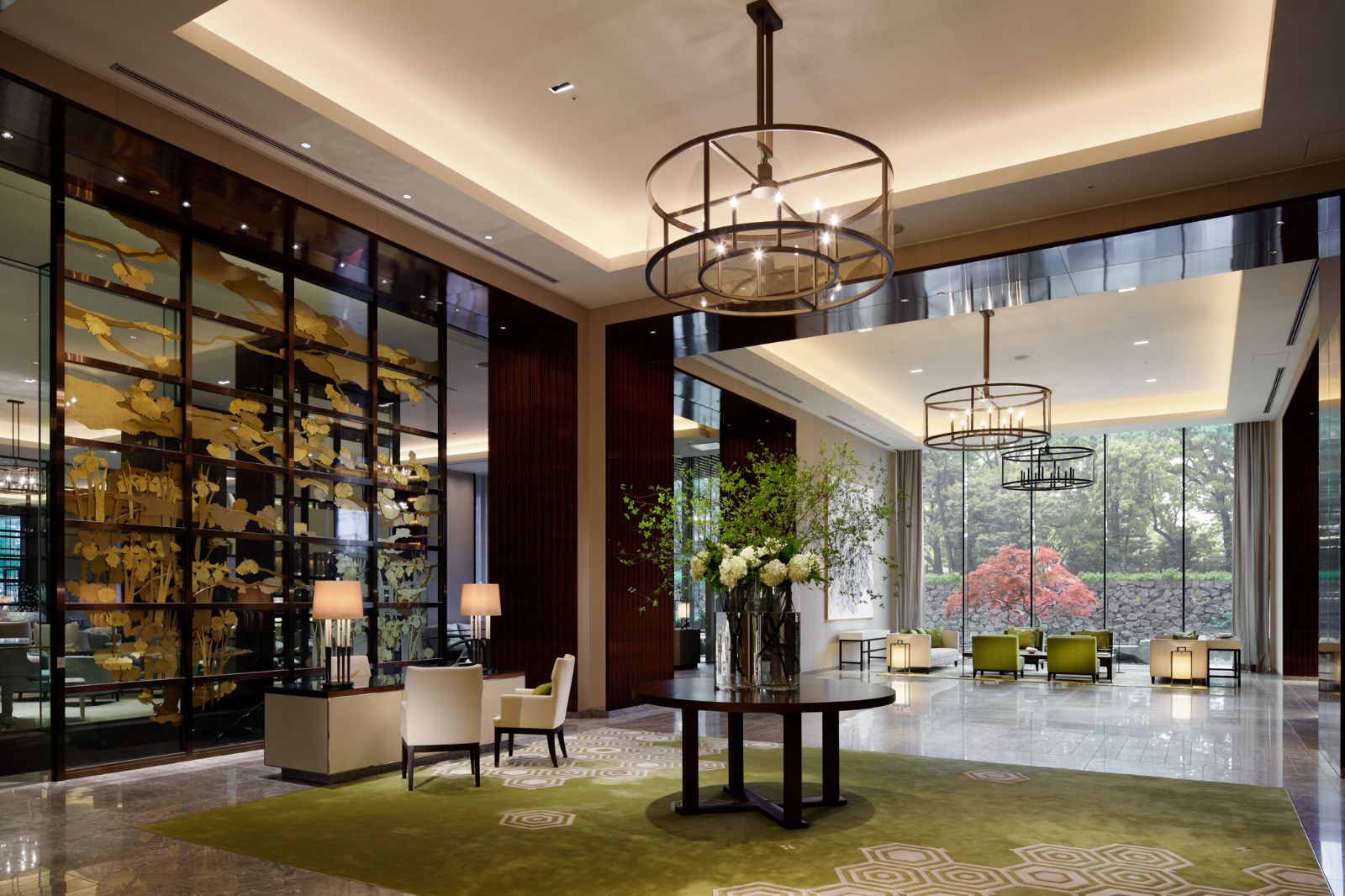 Lobby at the Palace Hotel Tokyo