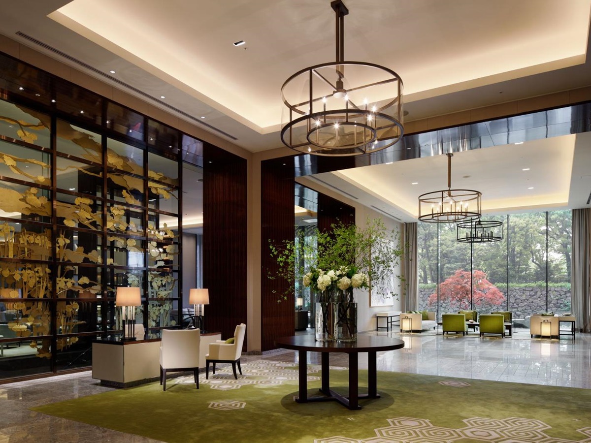 Lobby at the Palace Hotel Tokyo