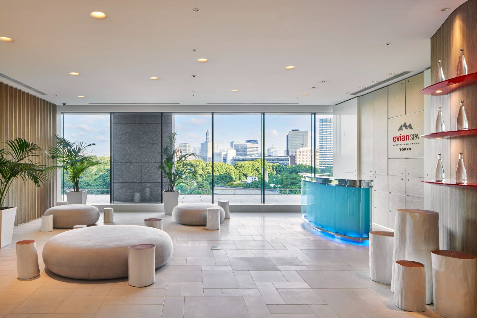 Spa reception at the Palace Hotel Tokyo