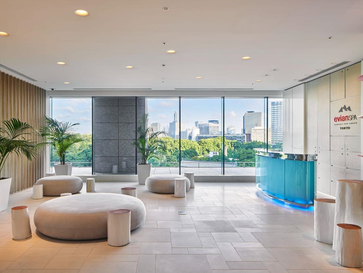 Spa reception at the Palace Hotel Tokyo