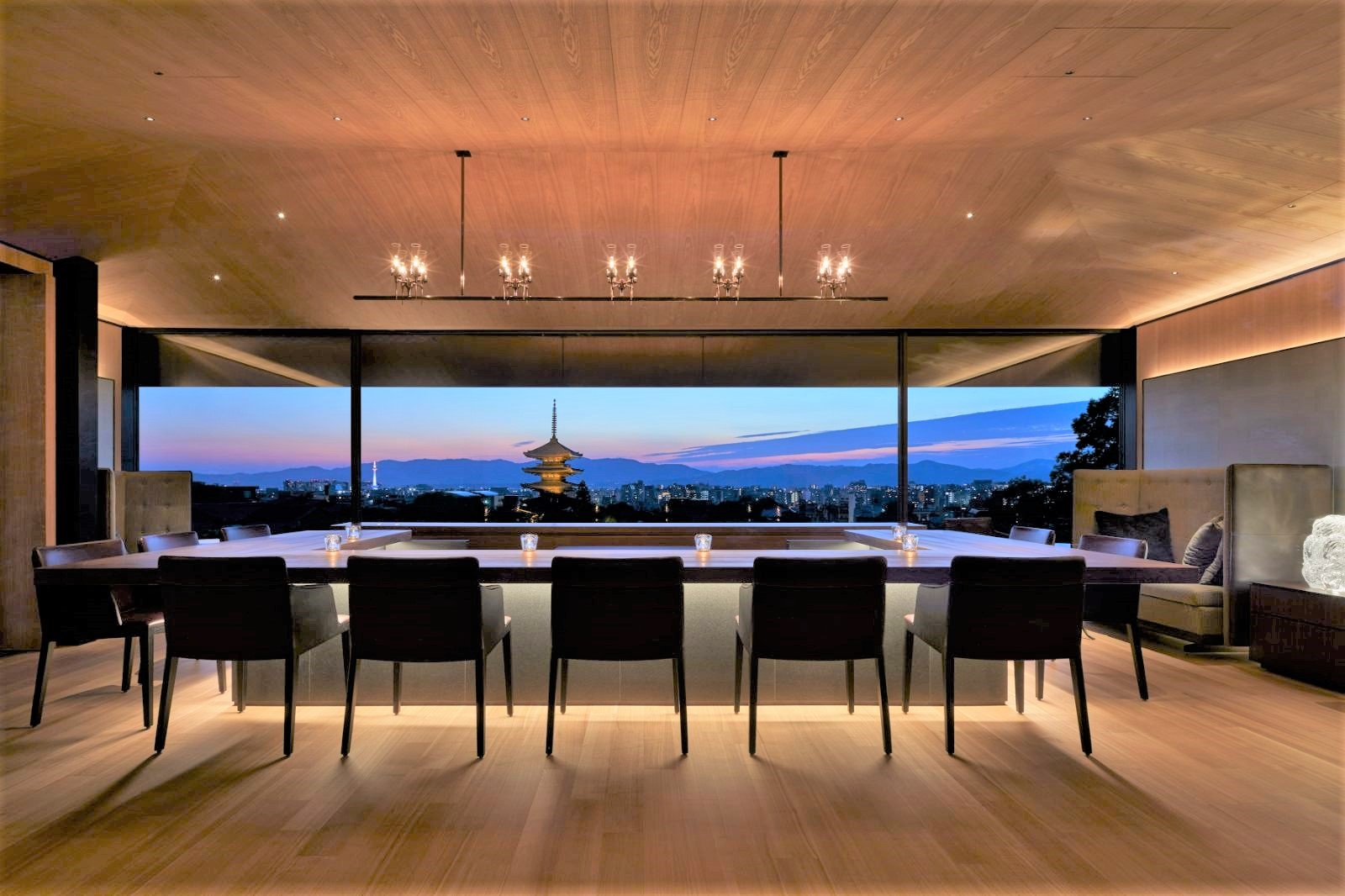 Bar at Park Hyatt Kyoto in the Higashiyama district of Kyoto