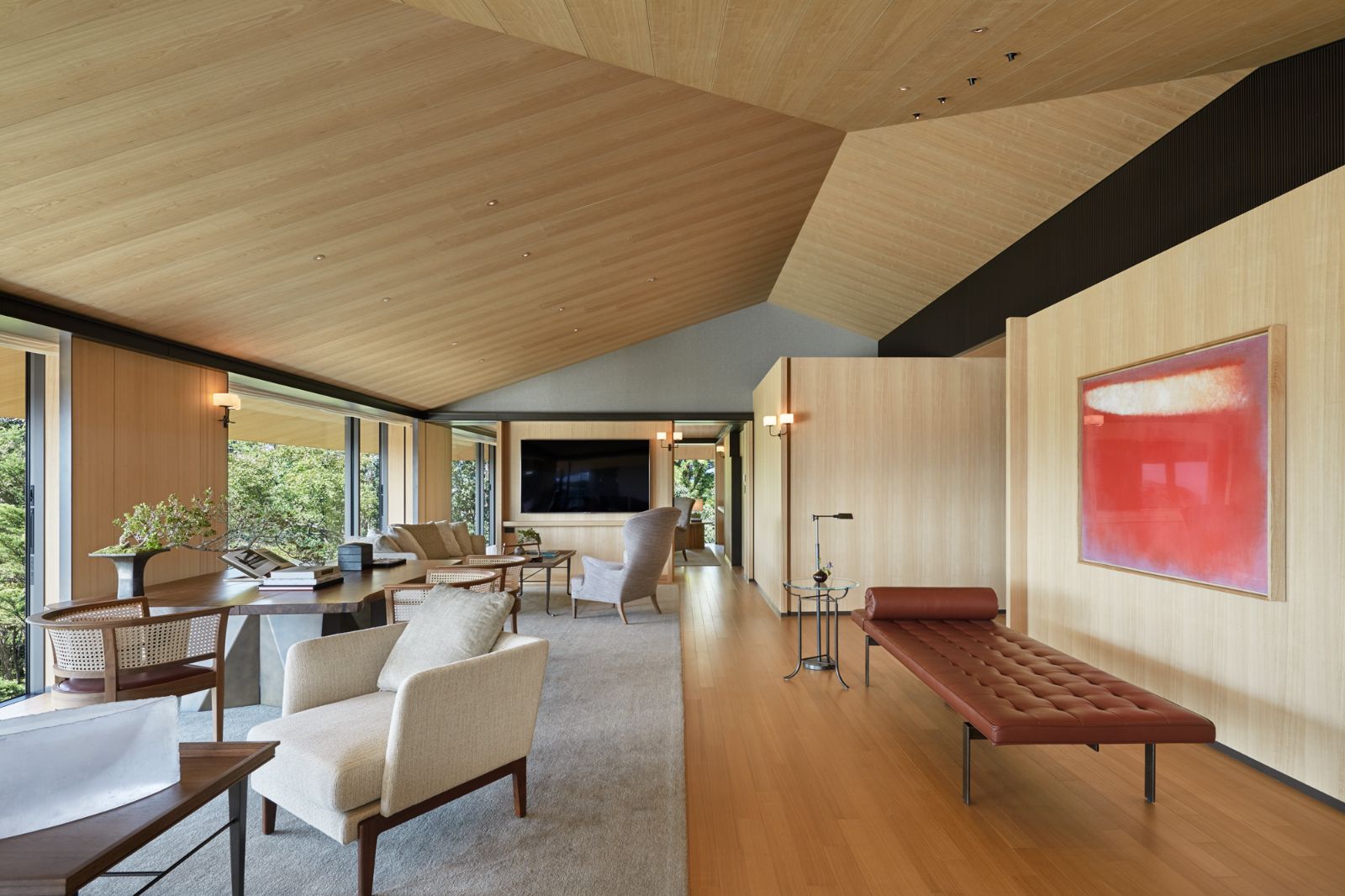 Guest lounge at Park Hyatt Kyoto in the Higashiyama district of Kyoto