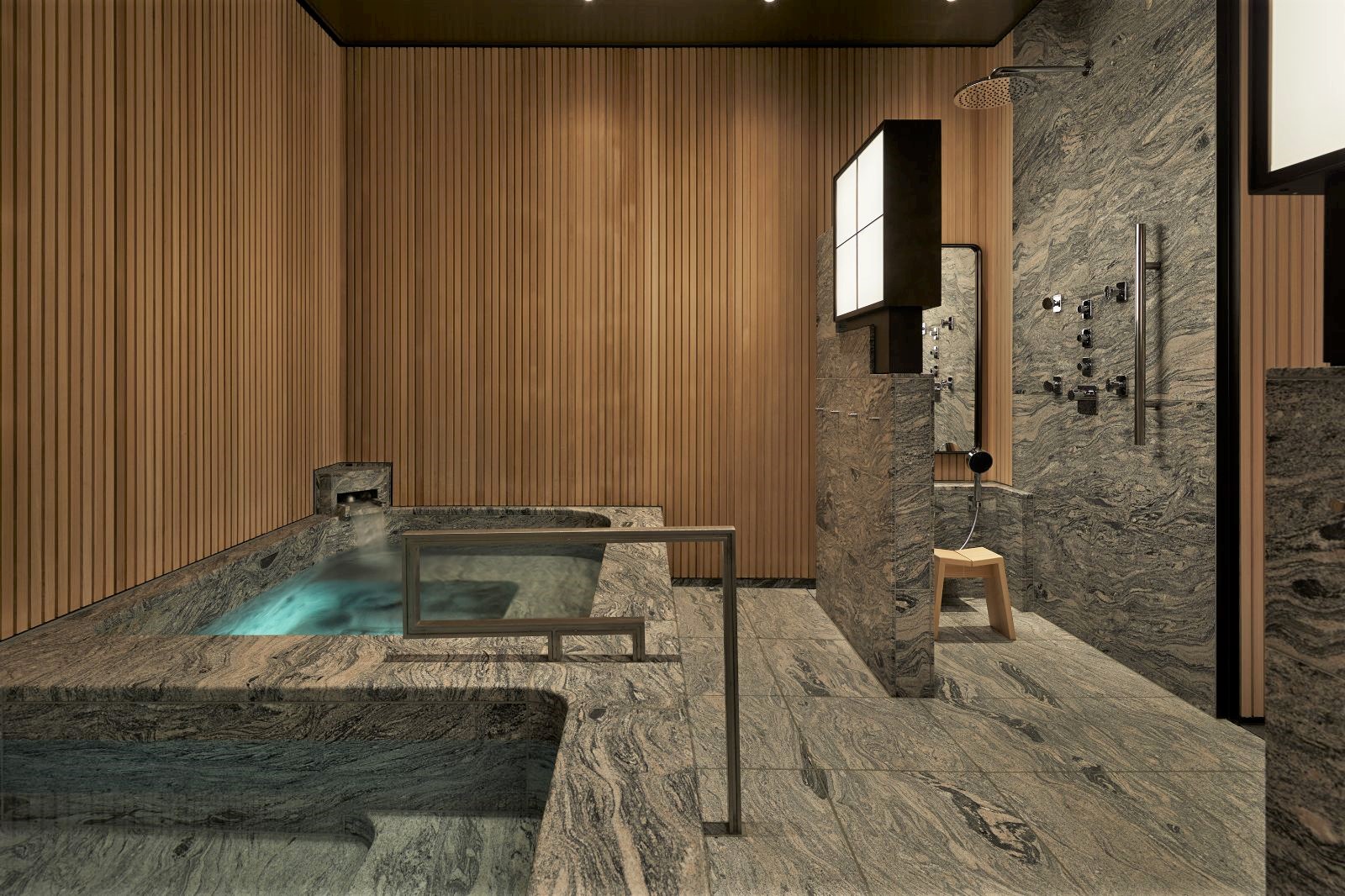 Spa with baths at Park Hyatt Kyoto in the Higashiyama district of Kyoto