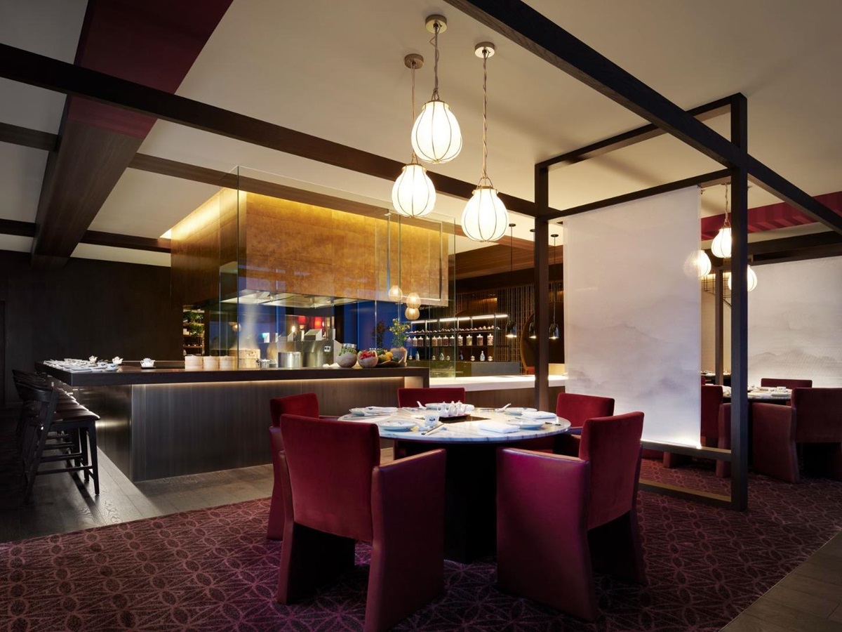 China Kitchen seating area at Park Hyatt Niseko Hanazono ski hotel in Japan
