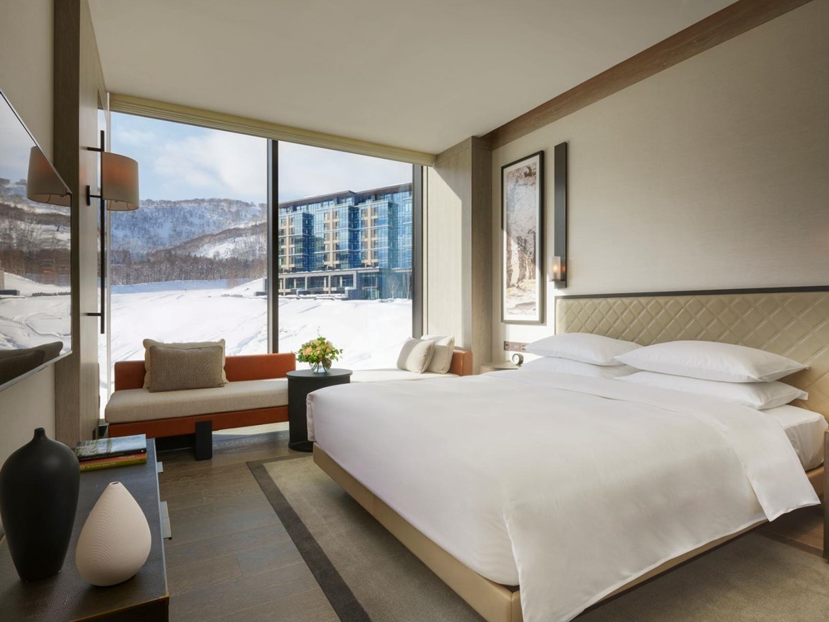 King mountain view room at the Park Hyatt Niseko Hanazono in Japan