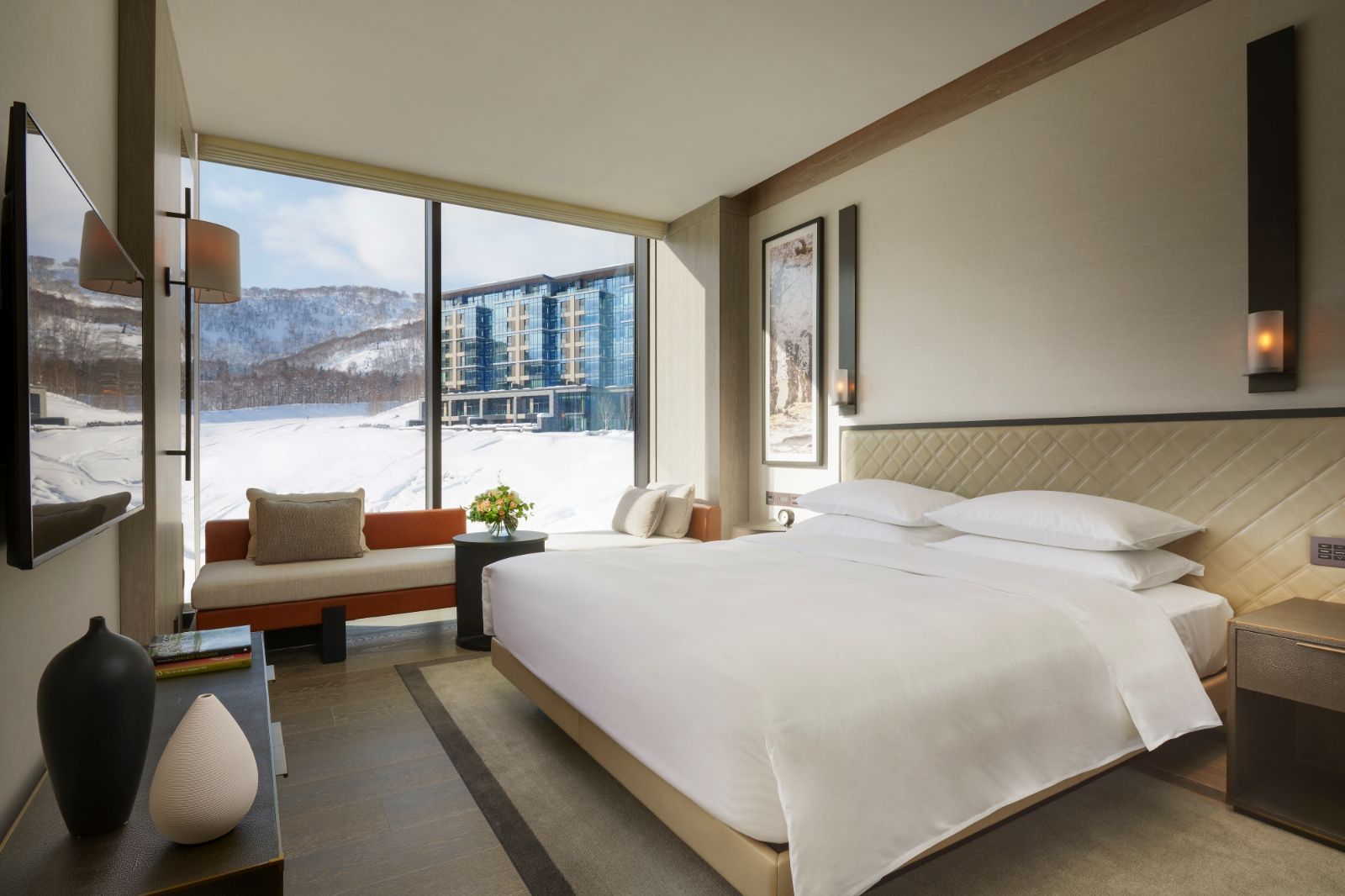 Mountain View Suite at Park Hyatt Niseko Hanazono ski hotel in Japan