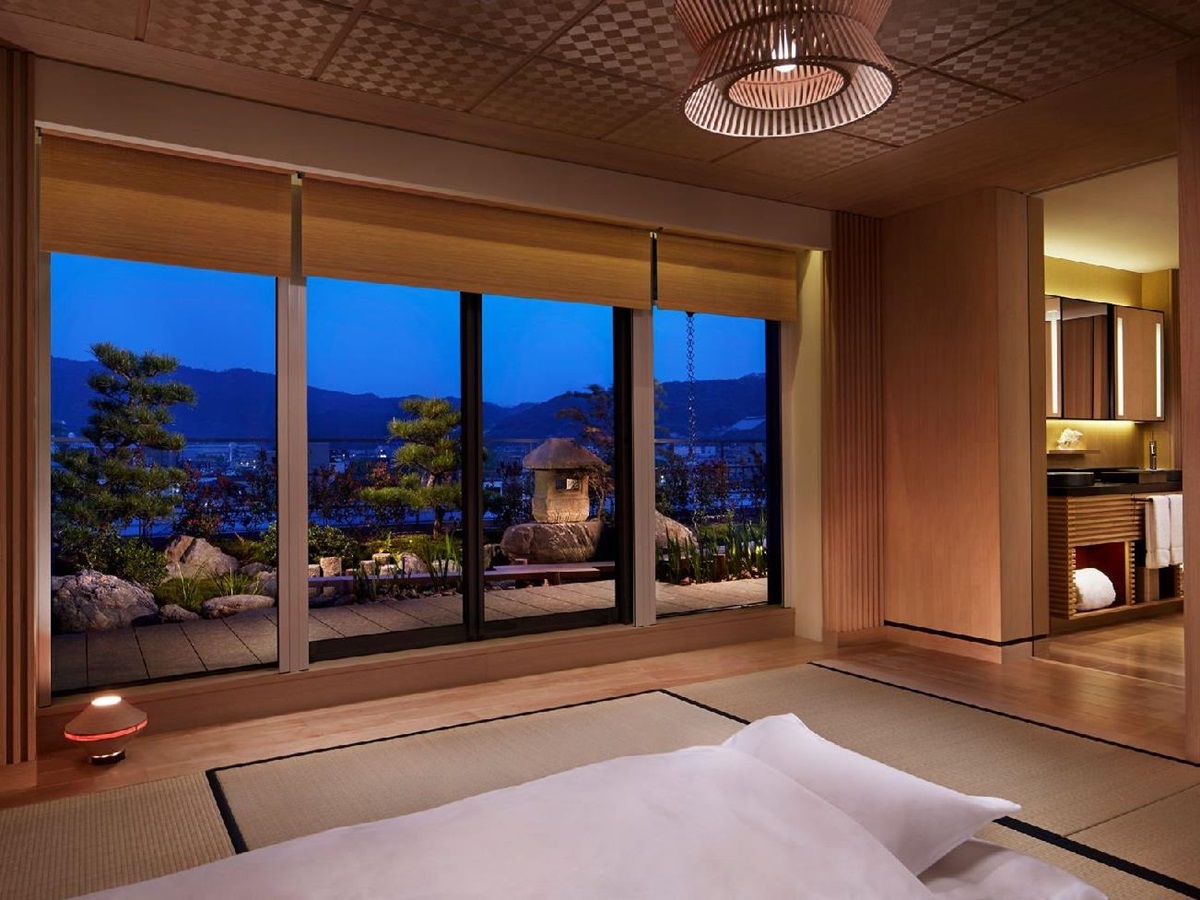 Garden Terrace Tatami Suite at the Ritz Carlton Kyoto in Japan