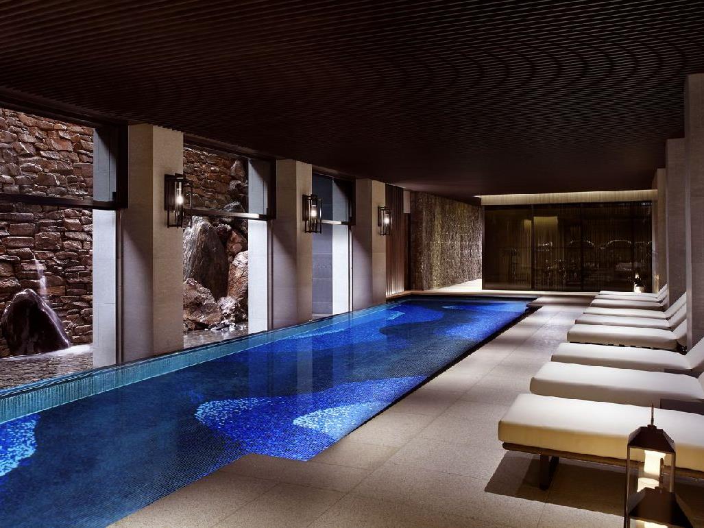 Swimming pool at the Ritz Carlton Kyoto in Japan
