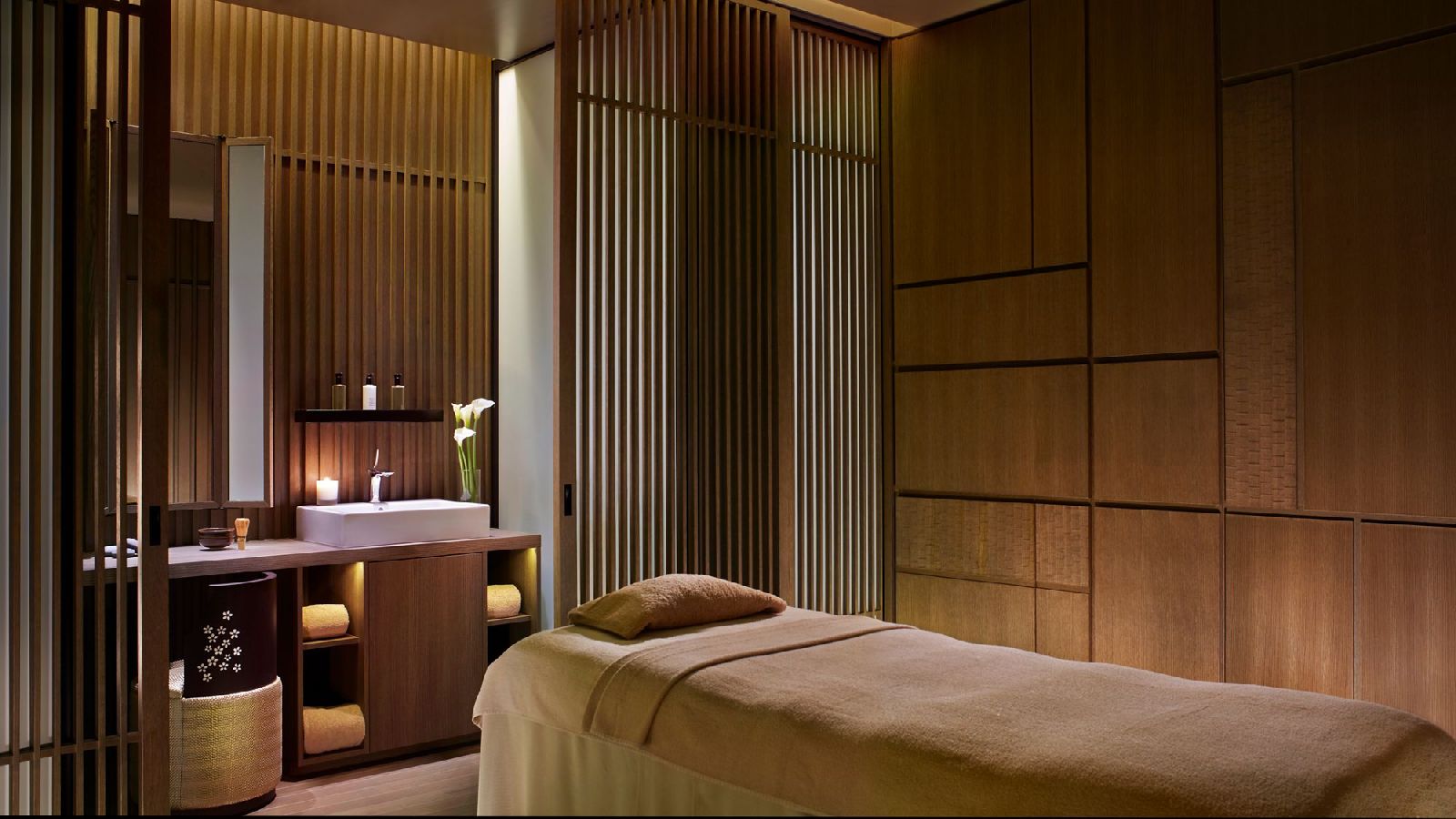 The spa at the Ritz Carlton Kyoto in Japan