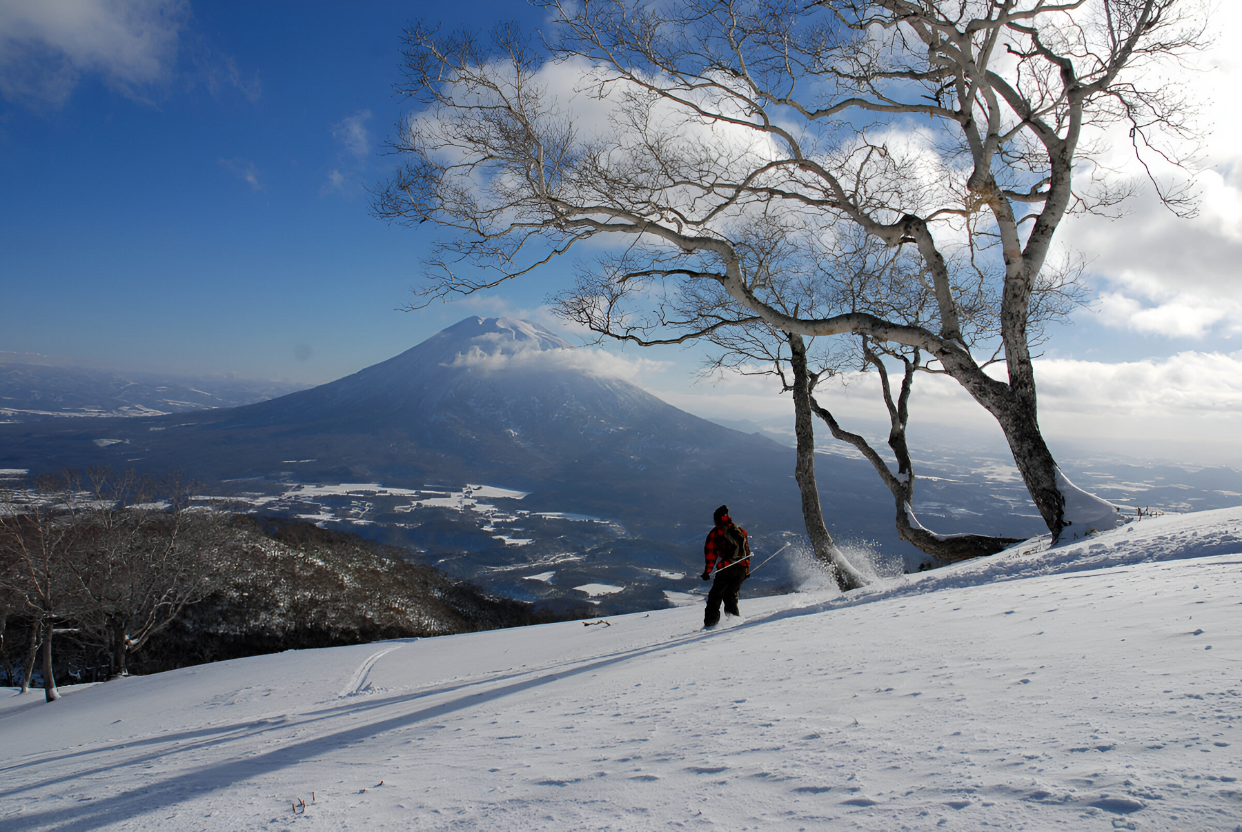 Skiing at Skye Niseko ski hotel in Japan
