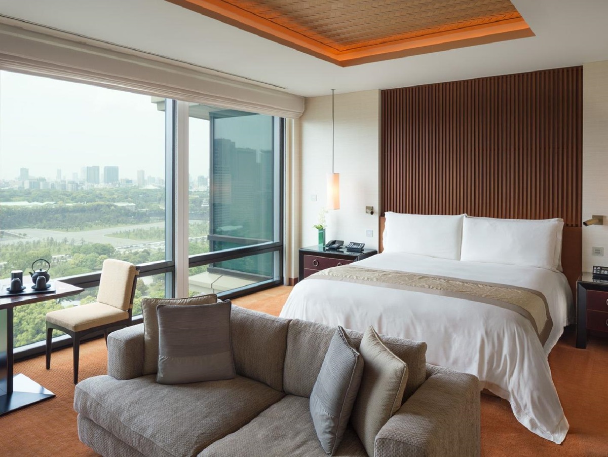 Grand Premier Room with city views at the Peninsula Tokyo