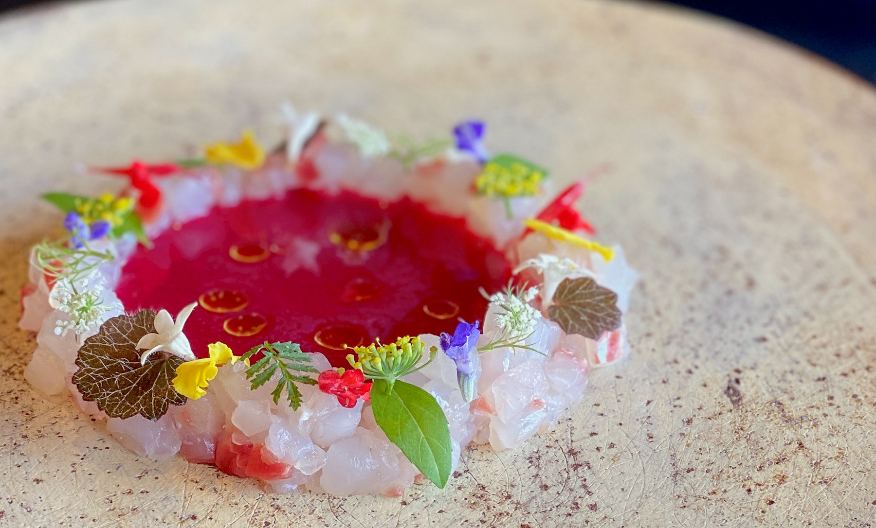Desert served at Zenagi in Japan