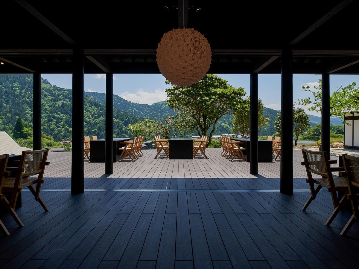 Restaurant at Zenagi in Japan