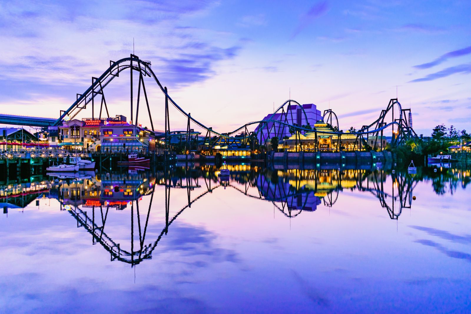 Landscape view of Osaka Universal Studios