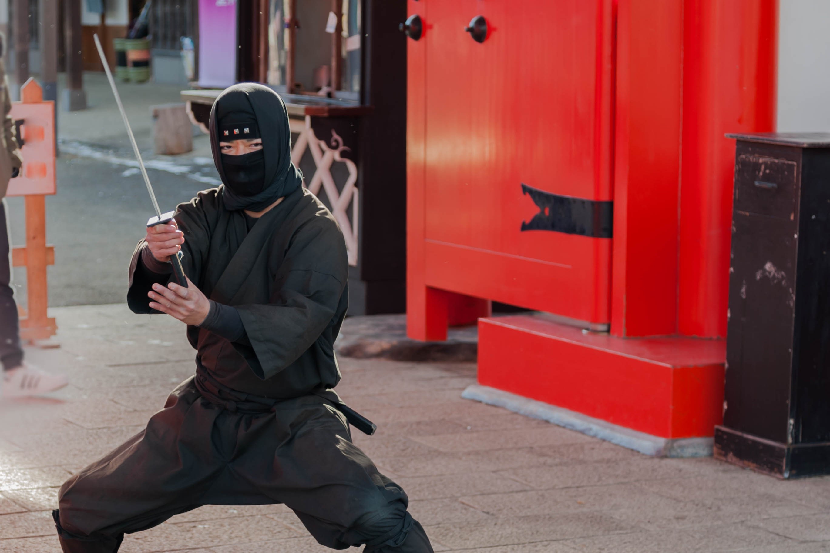 A ninjutsu workshop in Japan