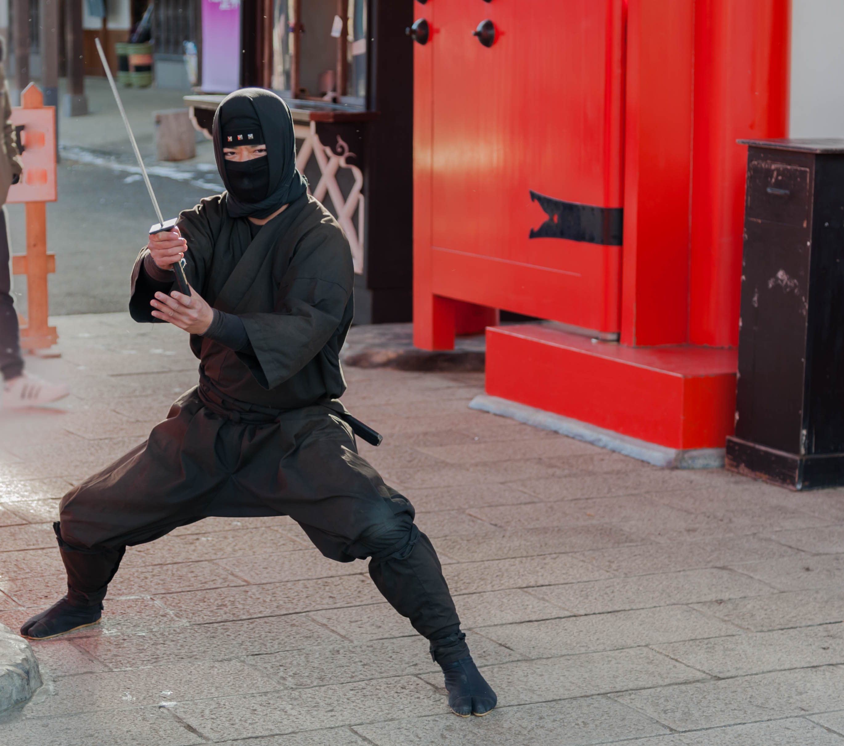 A Ninjutsu workshop in Tokyo, Japan