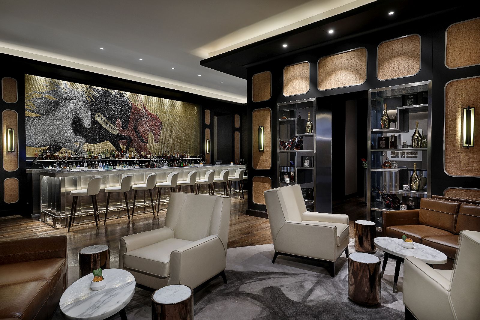 The bar at the St Regis Amman Jordan