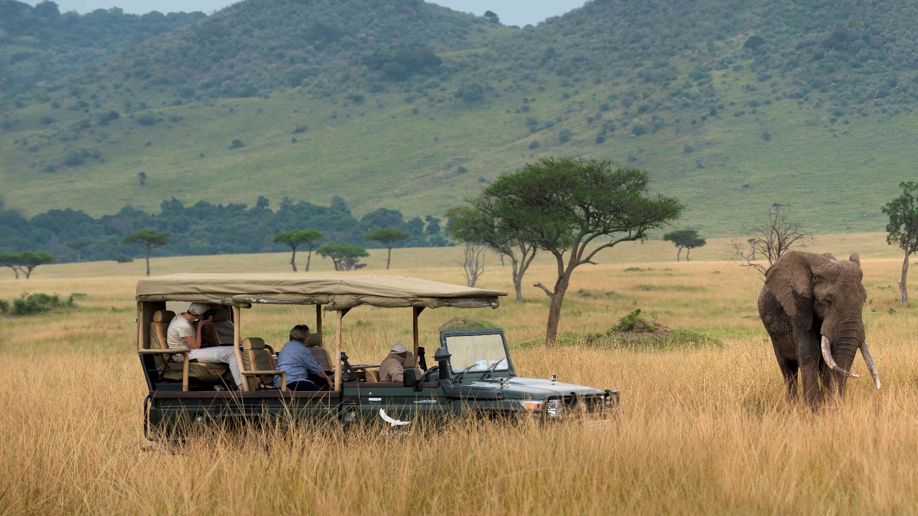 Game drive at &Beyond Bateleur Camp
