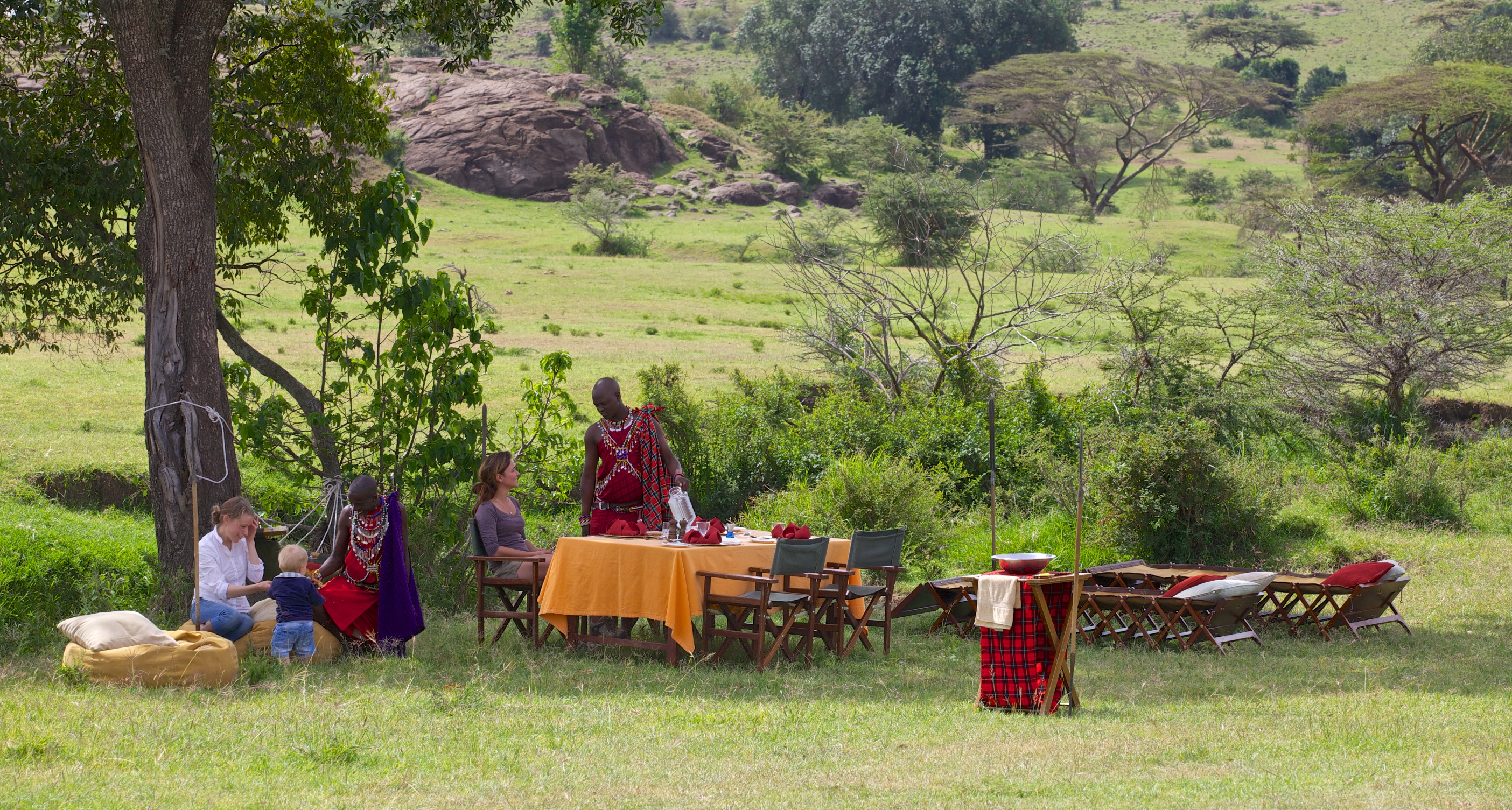 Bush breakfast at Elephant Pepper Camp