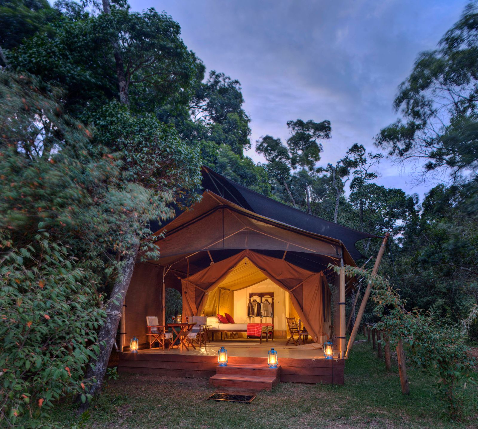 Exterior of room at Elephant Pepper Camp, Kenya