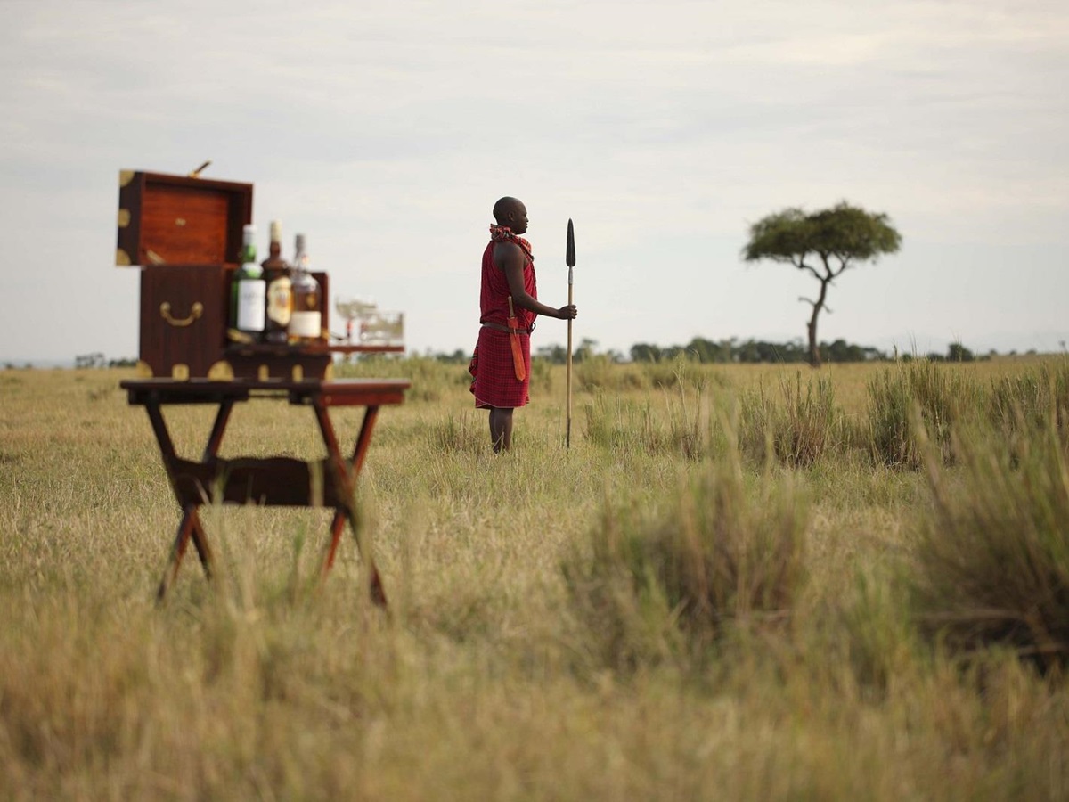 Sundowners at Elephant Pepper Camp