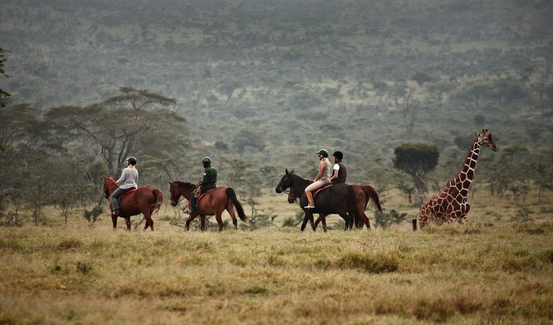 Riding at Enasoit in Kenya