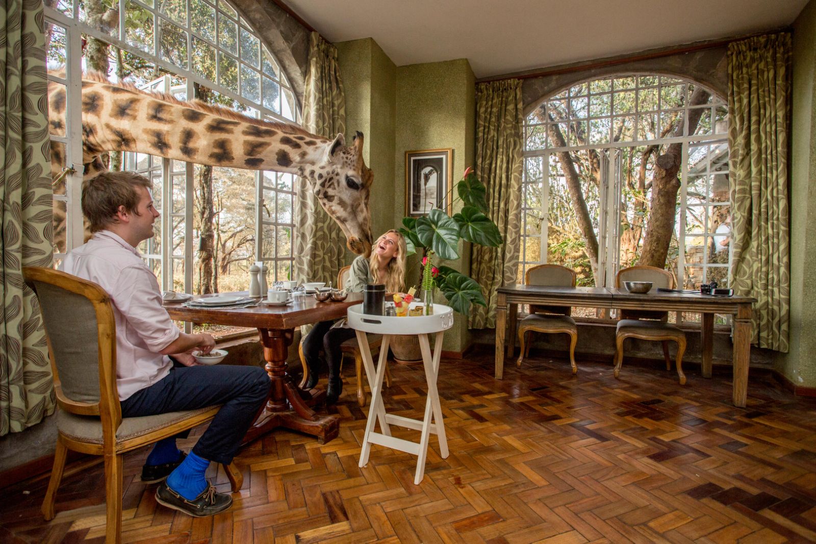 Breakfast with the Giraffes at Giraffe Manor Nairobi