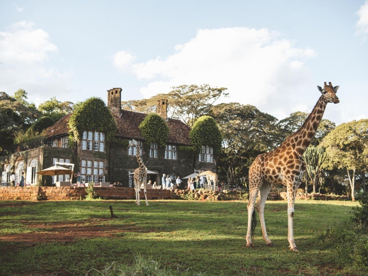Exterior view of Giraffe Manor Nairobi