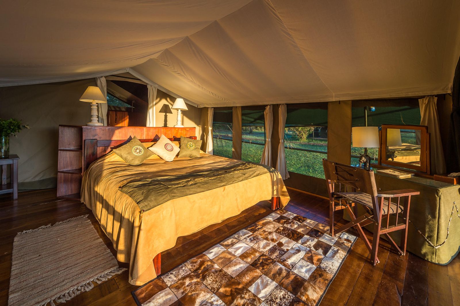 Tented room at Little Governors Camp, Kenya