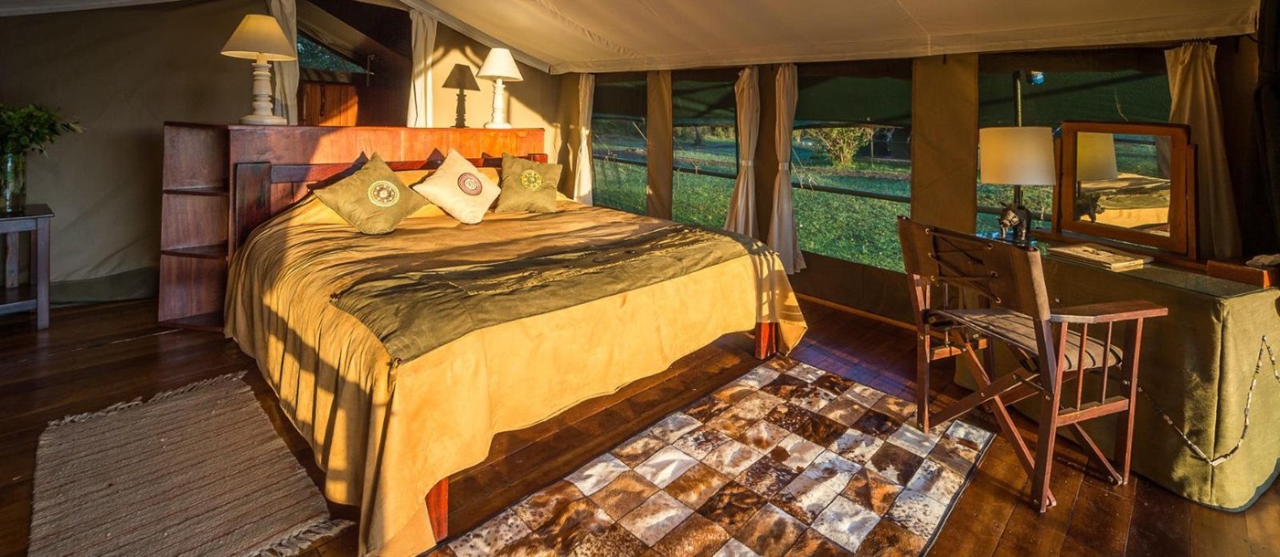 Tented room at Little Governors Camp, Kenya