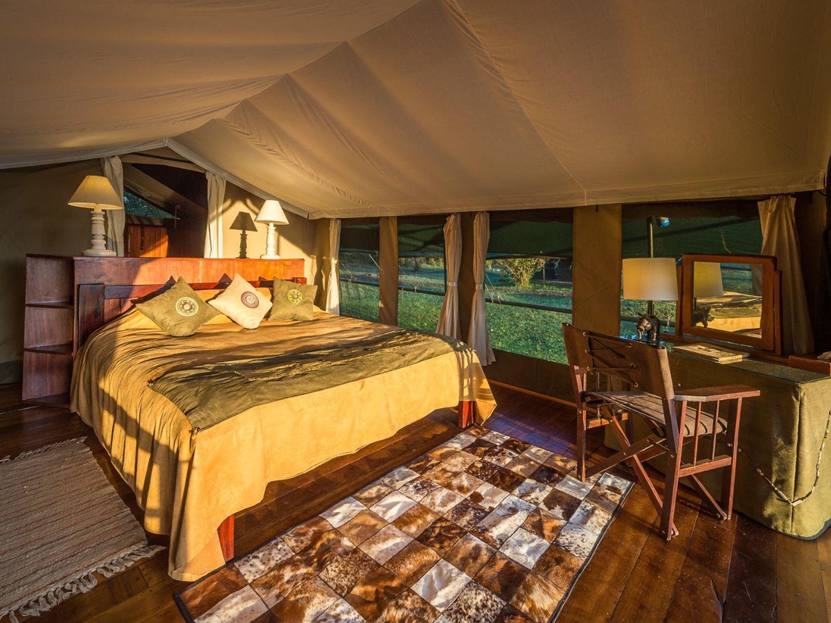 Tented room at Little Governors Camp, Kenya