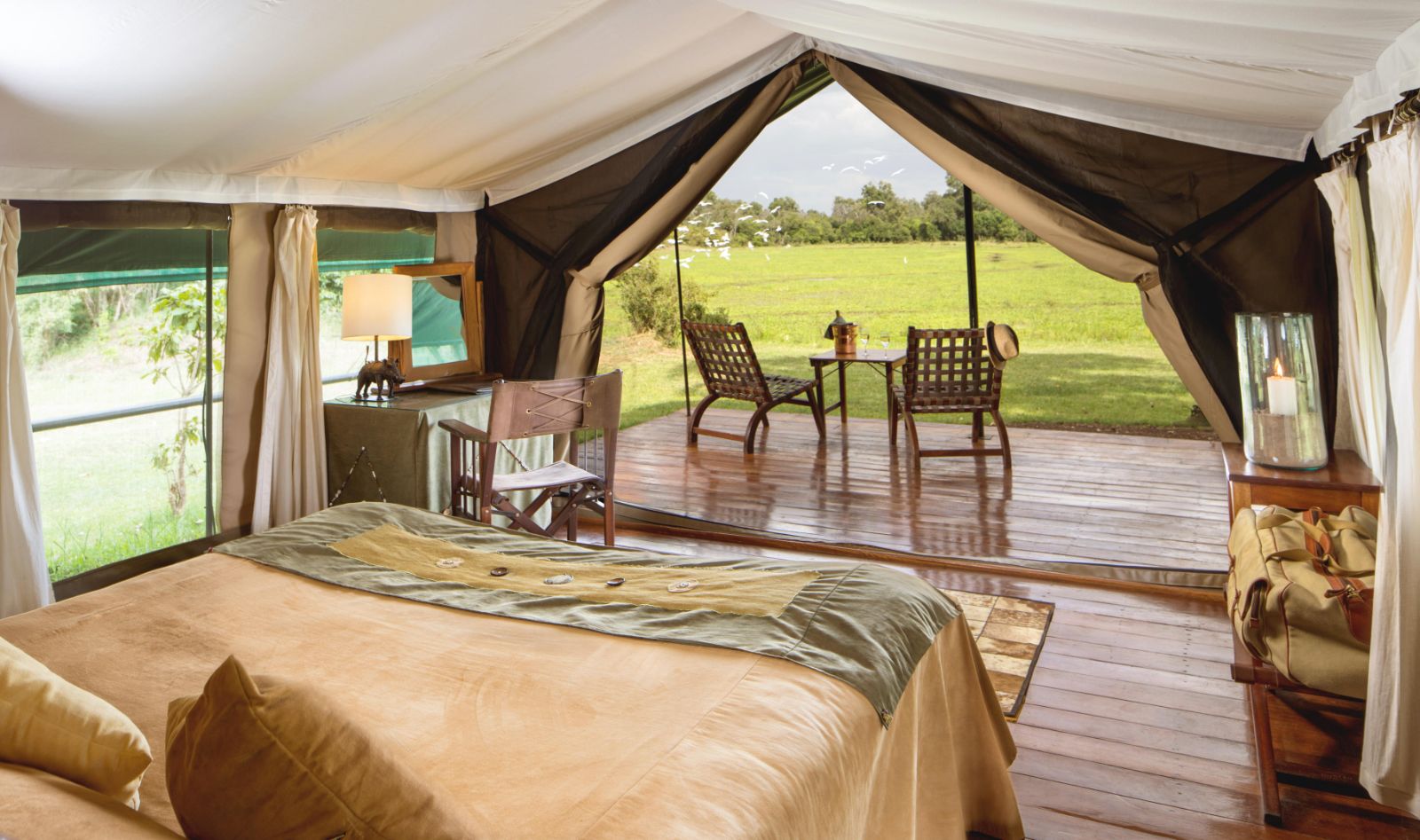 View from a Tented Room at Little Governors Camp, Kenya