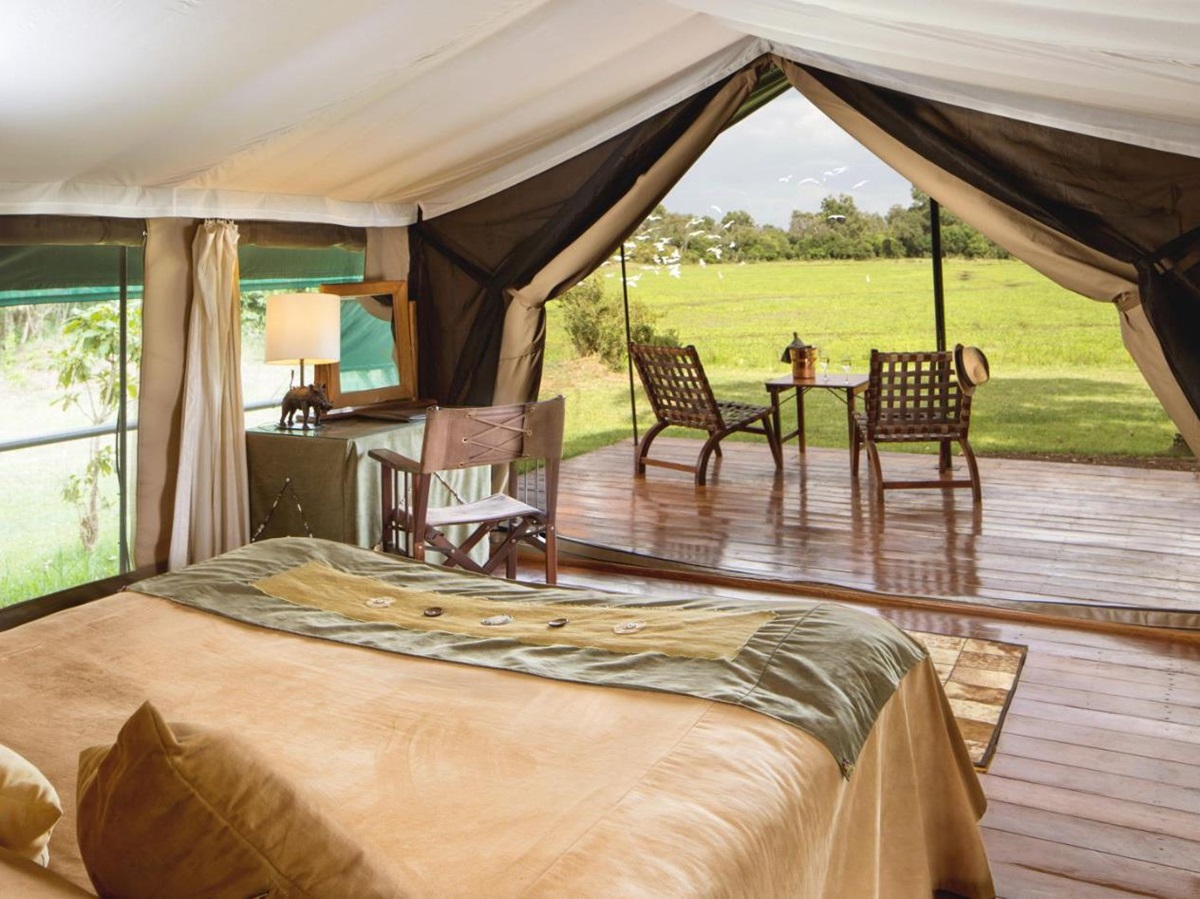 View from a Tented Room at Little Governors Camp, Kenya