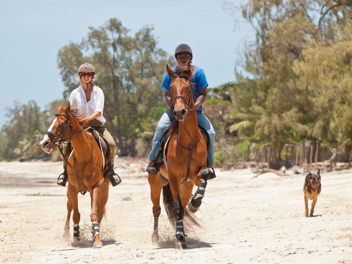 Riding at Kinondo Kwetu