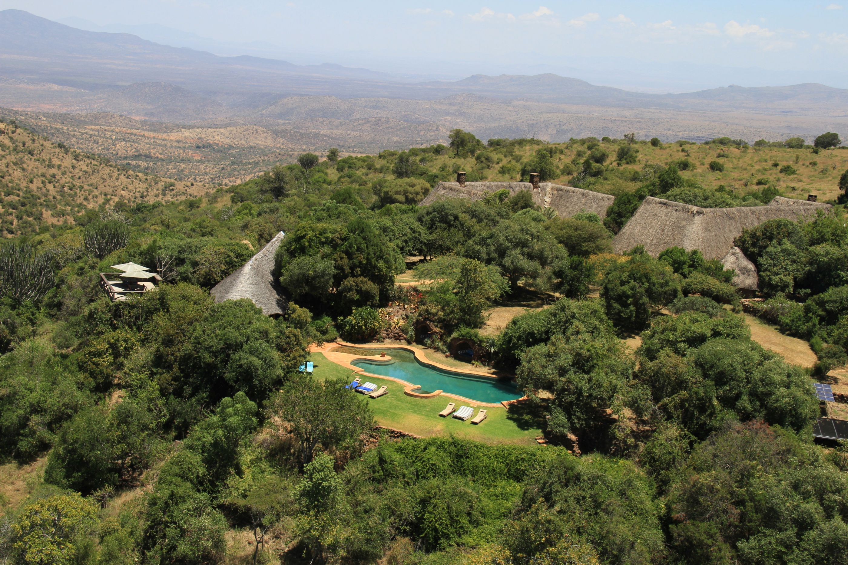 Exterior of Laragai House, Kenya