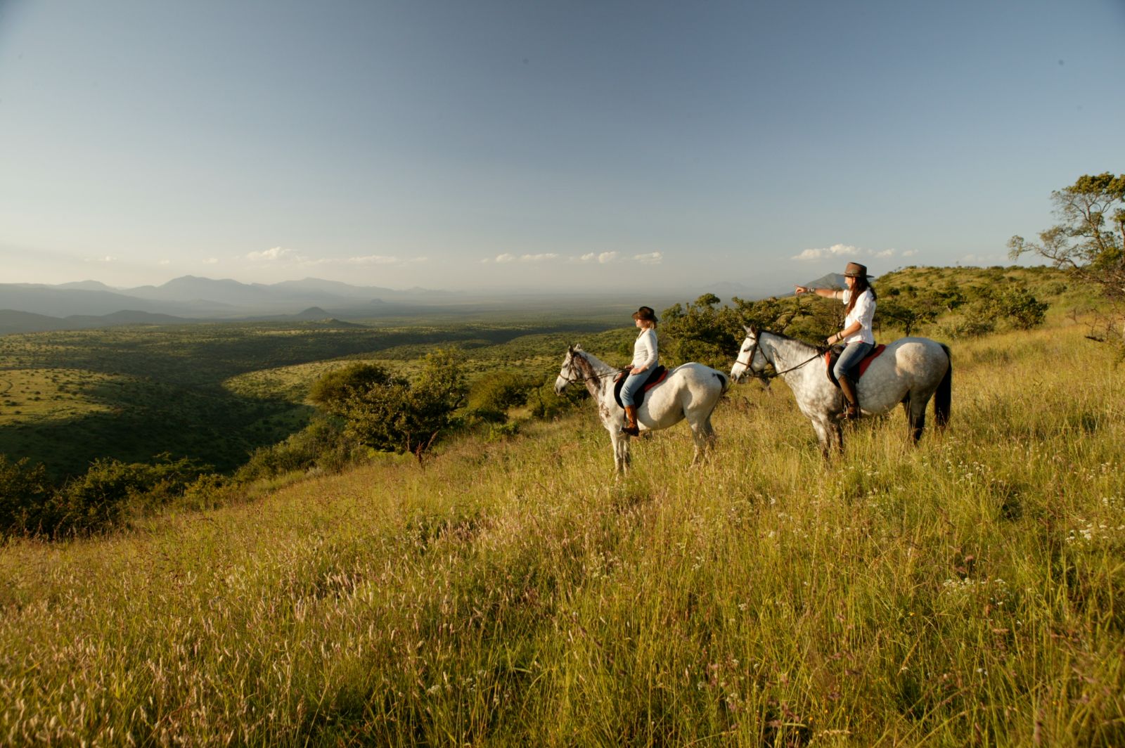 Horse riding at Lewa Wilderness Camp Kenya