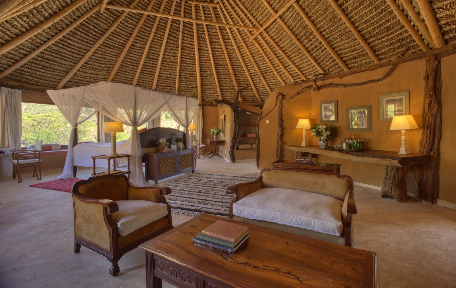 Bedroom at Lewa Wilderness Camp in Kenya 