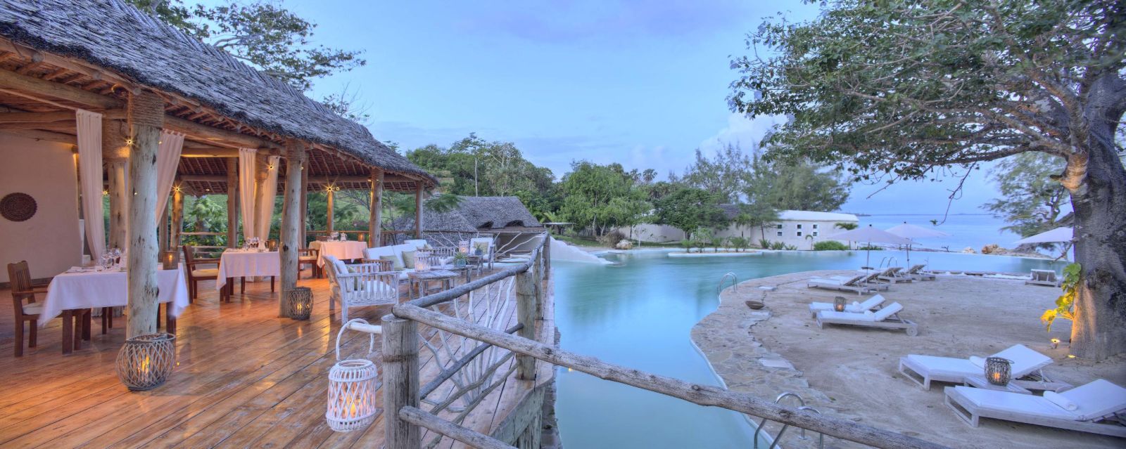 Restaurant - Ocean Spa Lodge, Kenya