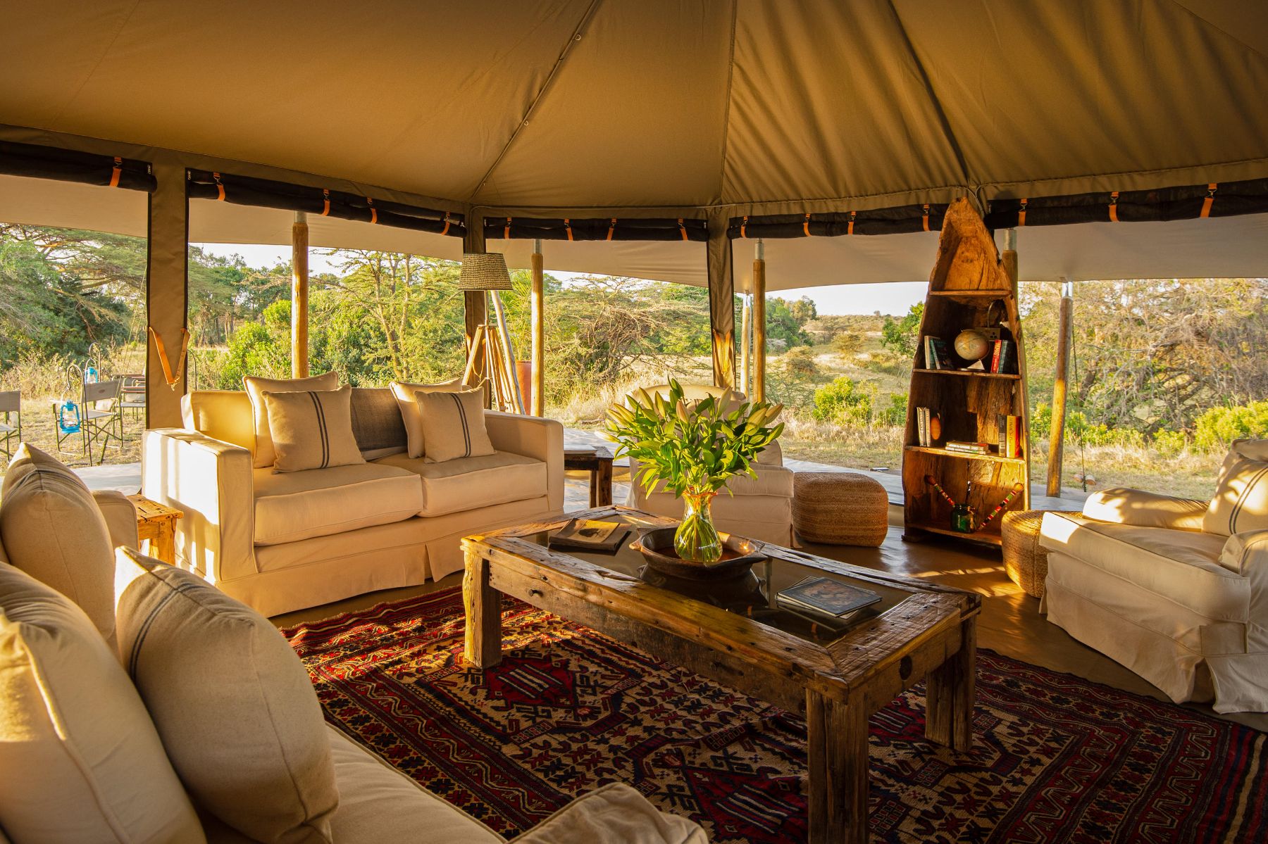 Mess tent at at Offbeat Ndoto in Kenya