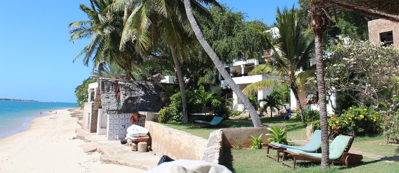 the beach and garden of Peponi, Kenya