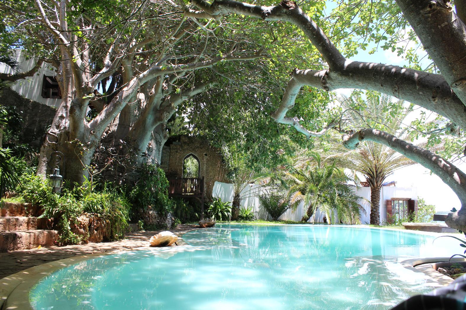 The swimming pool of Peponi, Kenya